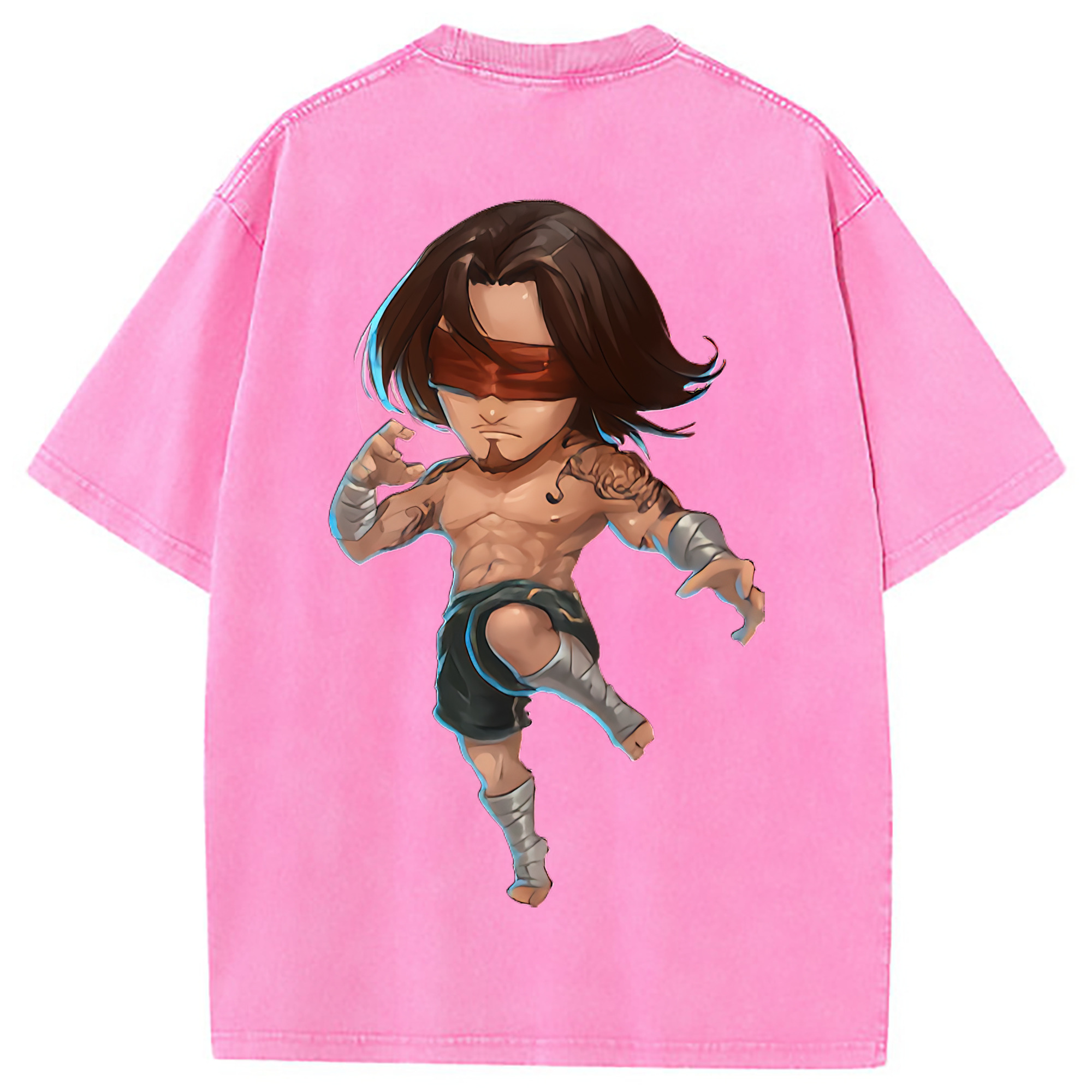 （画像用） リーグ・オブ・レジェンド League of Legends LOL 綿100% ヴィンテージ風 半袖Tシャツ（背面プリント）